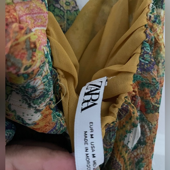 ZARA - Long print dress - Picture 7 of 9